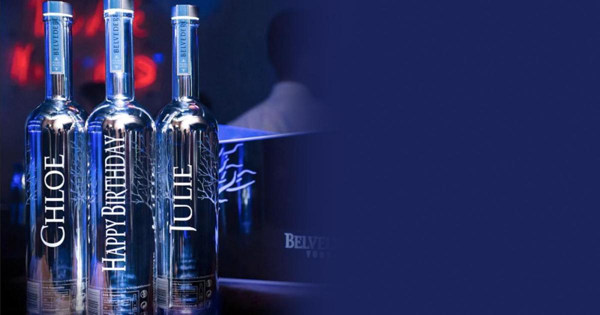 Exklusivität 2.0: Eine personalisierte, leuchtende Magnumflasche Belvedere!