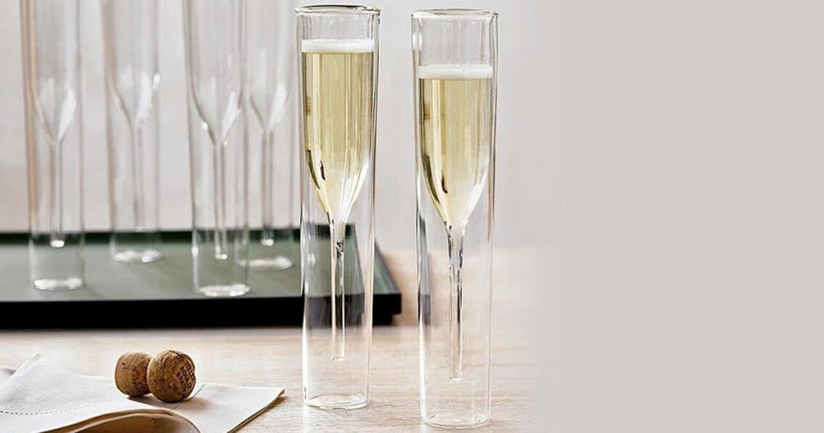 The Inside Out Champagne Glass - Elegant, Unusual & Extraordinarily Stylish!