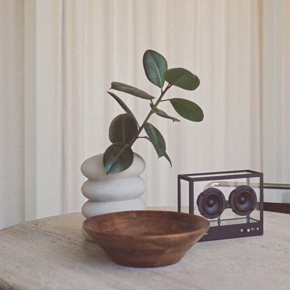 Sound Trasparent Transparent Small Transparent Bluetooth Speaker - Black