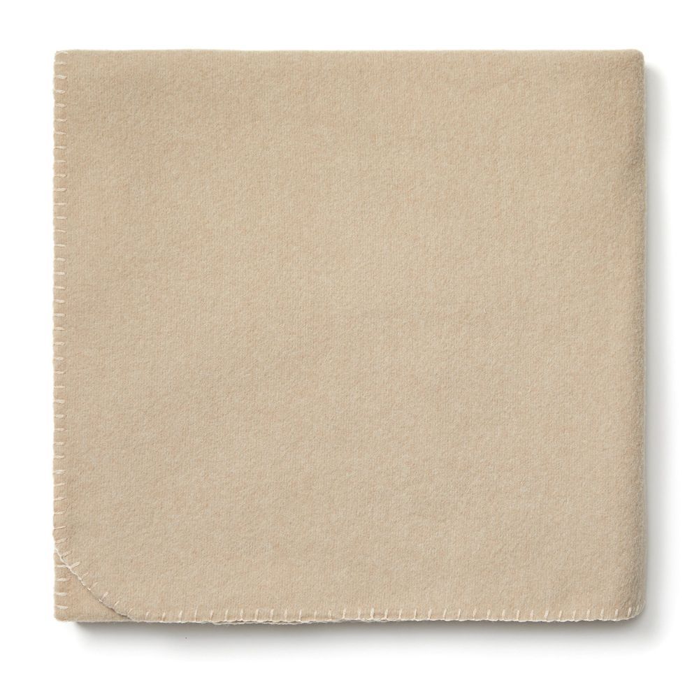 Bilton Recyled Polyester Blanket - Beige