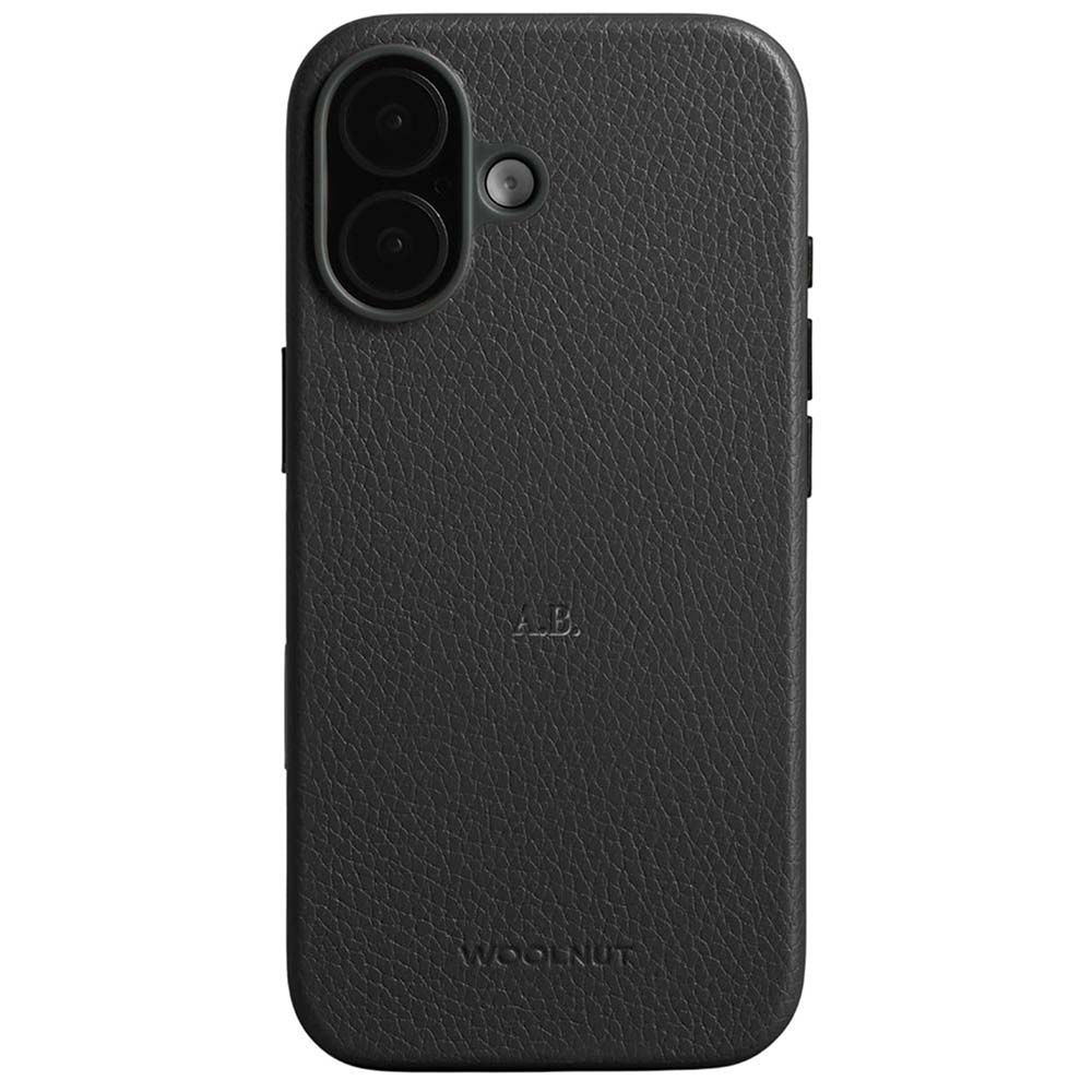 Woolnut Leather Case for iPhone 17 - Black