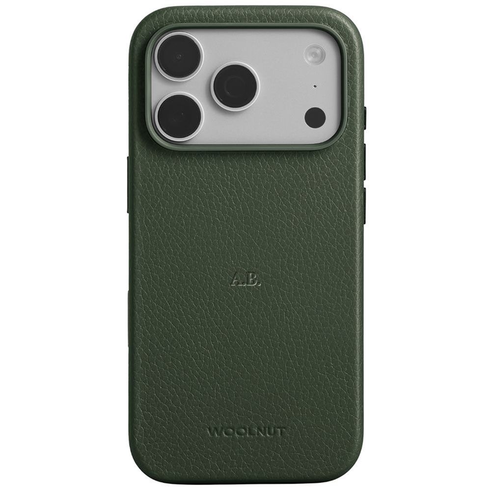 Woolnut Leather Case for iPhone 17 Pro - Green