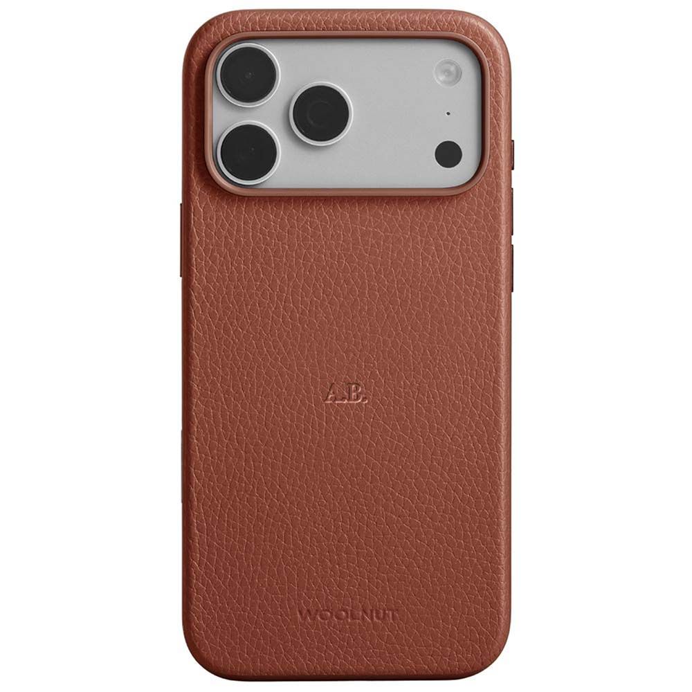 Woolnut Leather Case for iPhone 17 Pro Max - Cognac