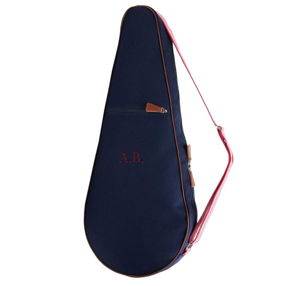Personalised Tennis Racket Holder - Blue