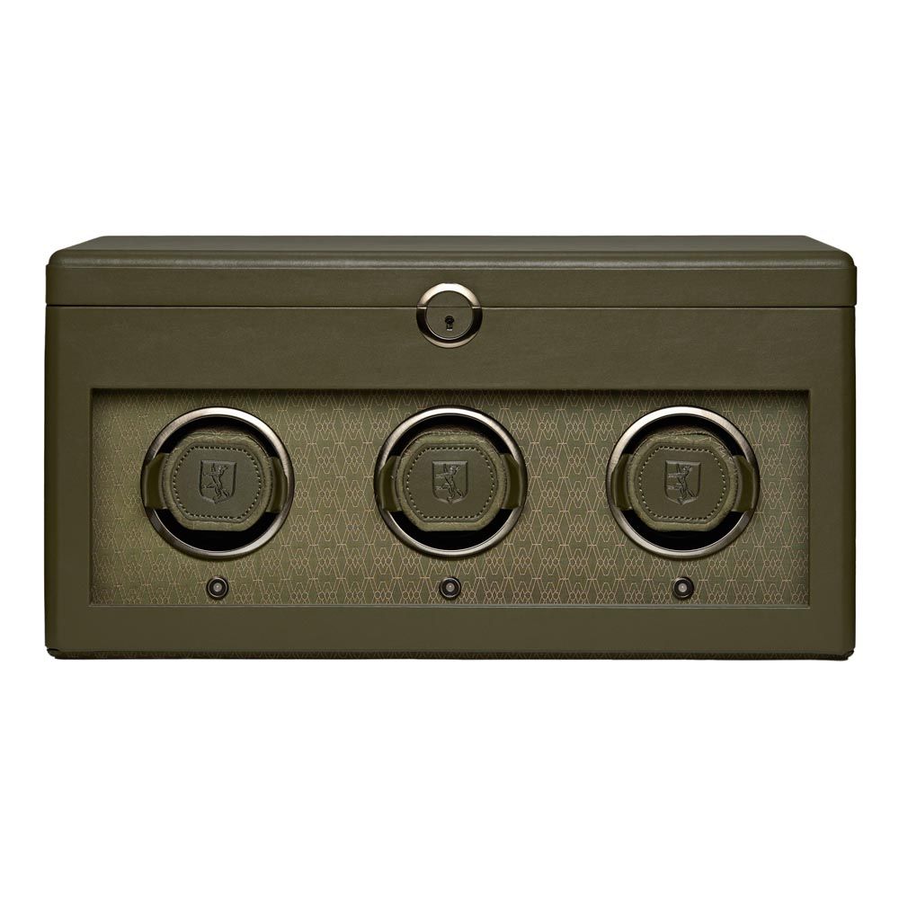 WOLF Earth Triple Watch Winder - Olive