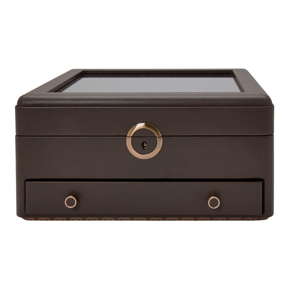 WOLF Earth Watch Stand Box - Coffee