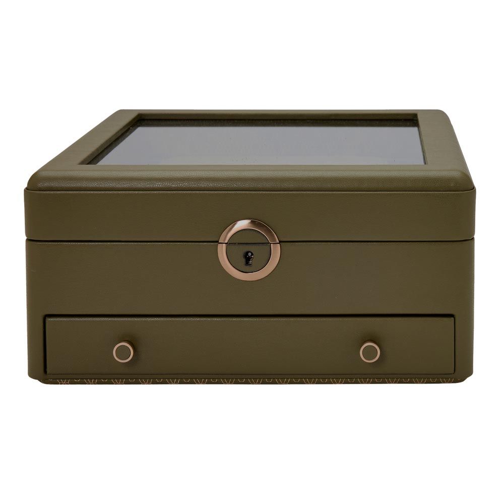 WOLF Earth Watch Stand Box - Olive