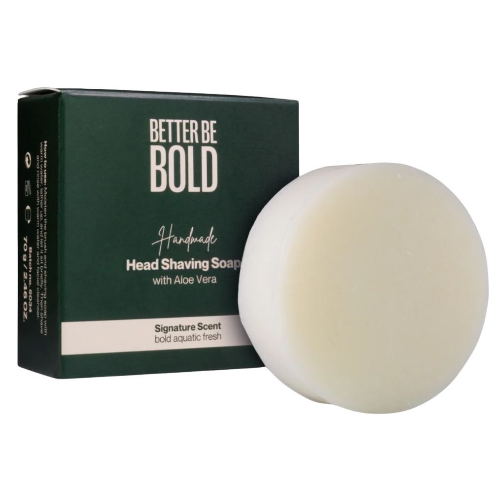 Better Be Bold Bald Head Shaving Soap Aloe Vera