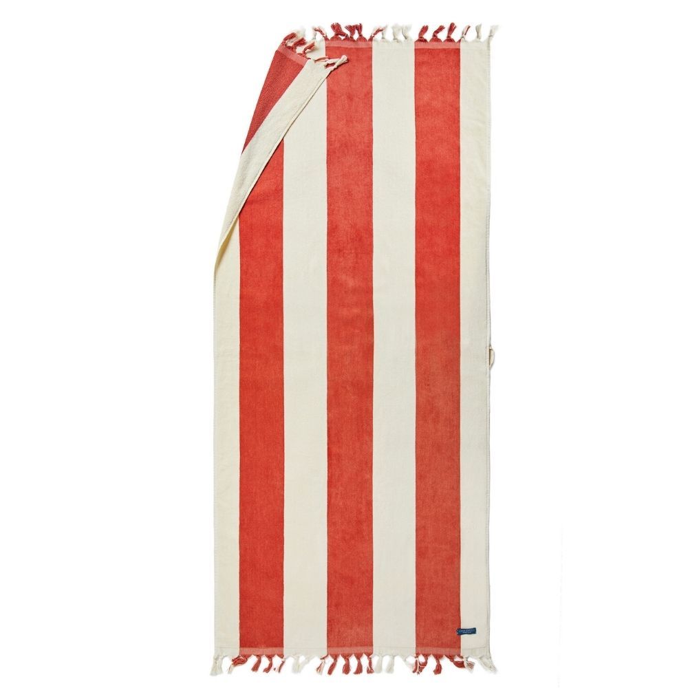 Valmer Serviette De Plage - Rouge