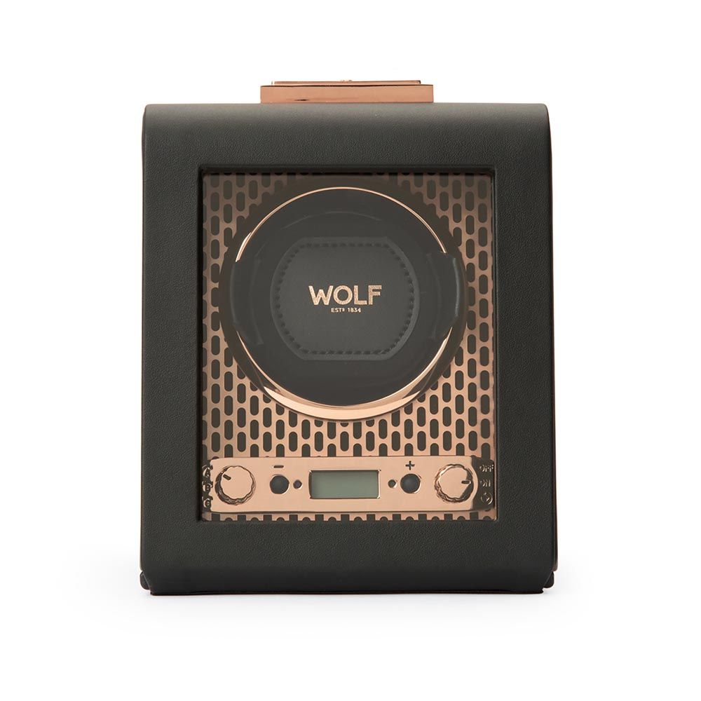 WOLF Axis Single Watch Winder - Koper