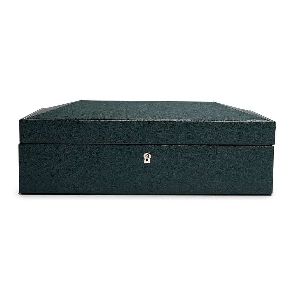 WOLF British Racing 10-teilige Uhrenbox - Grün