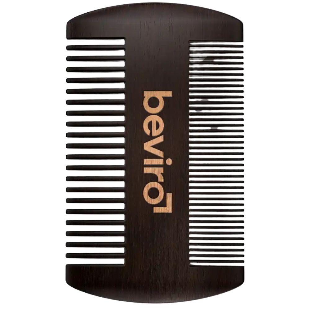 Beviro Pear Wood Beard Comb