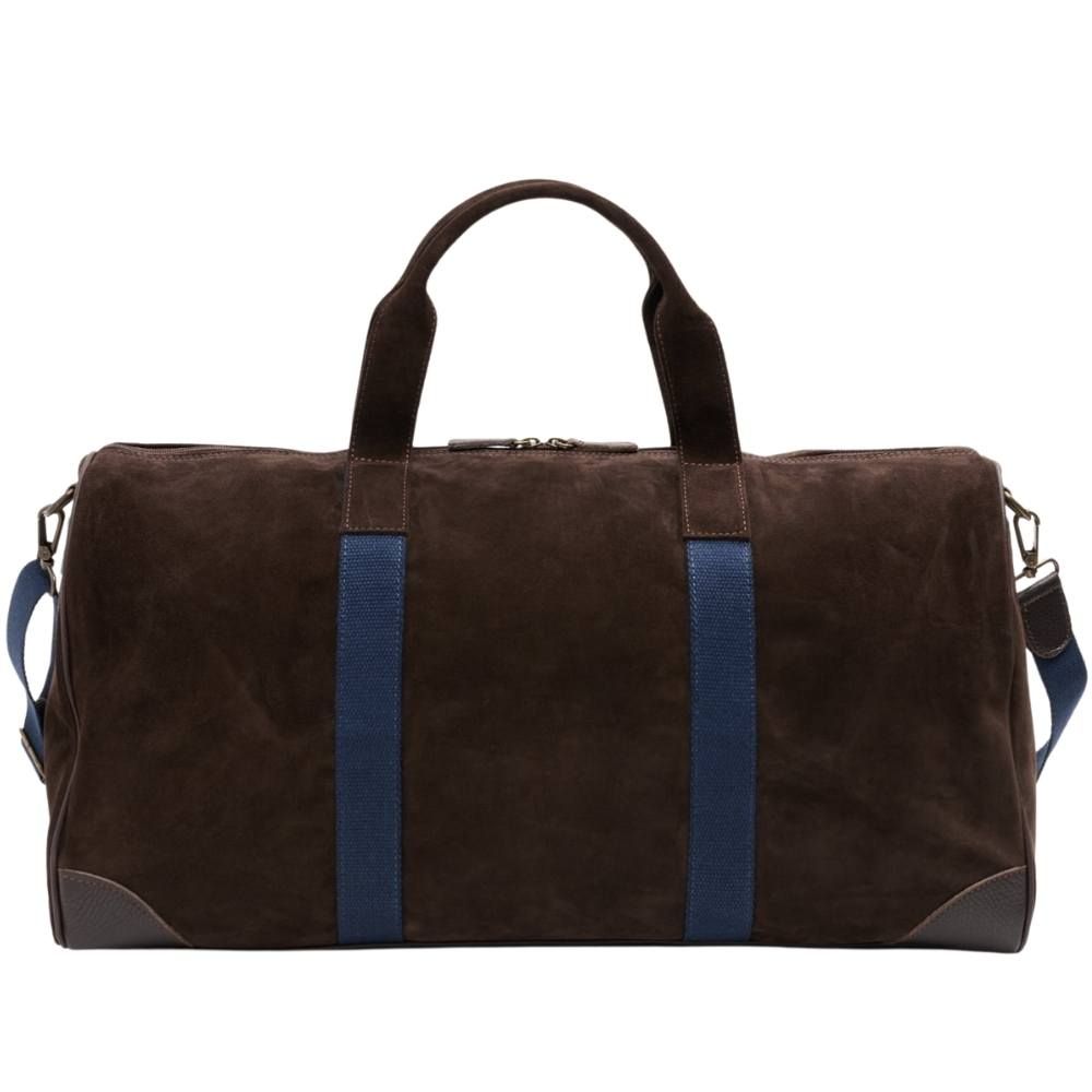 Boston Deluxe Travel Duffel Bag - Dark Brown