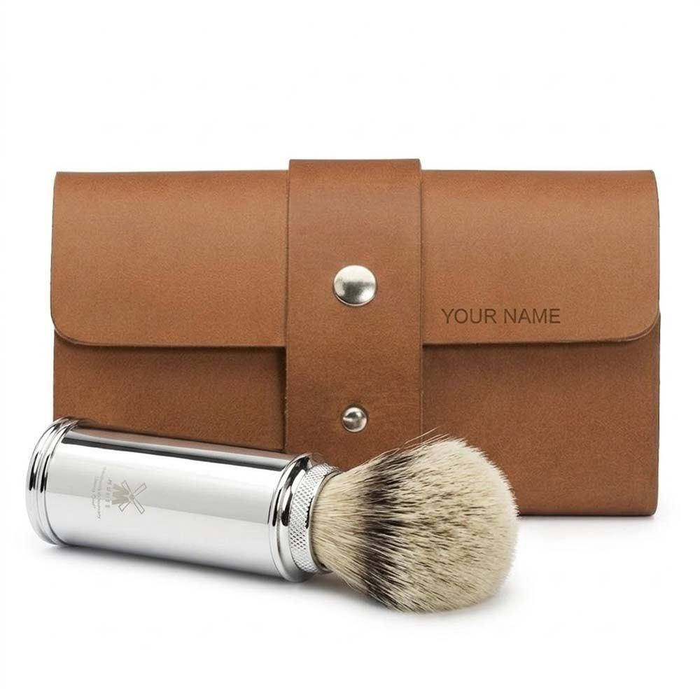 Mühle Leather Travel Case With Brush & Fusion