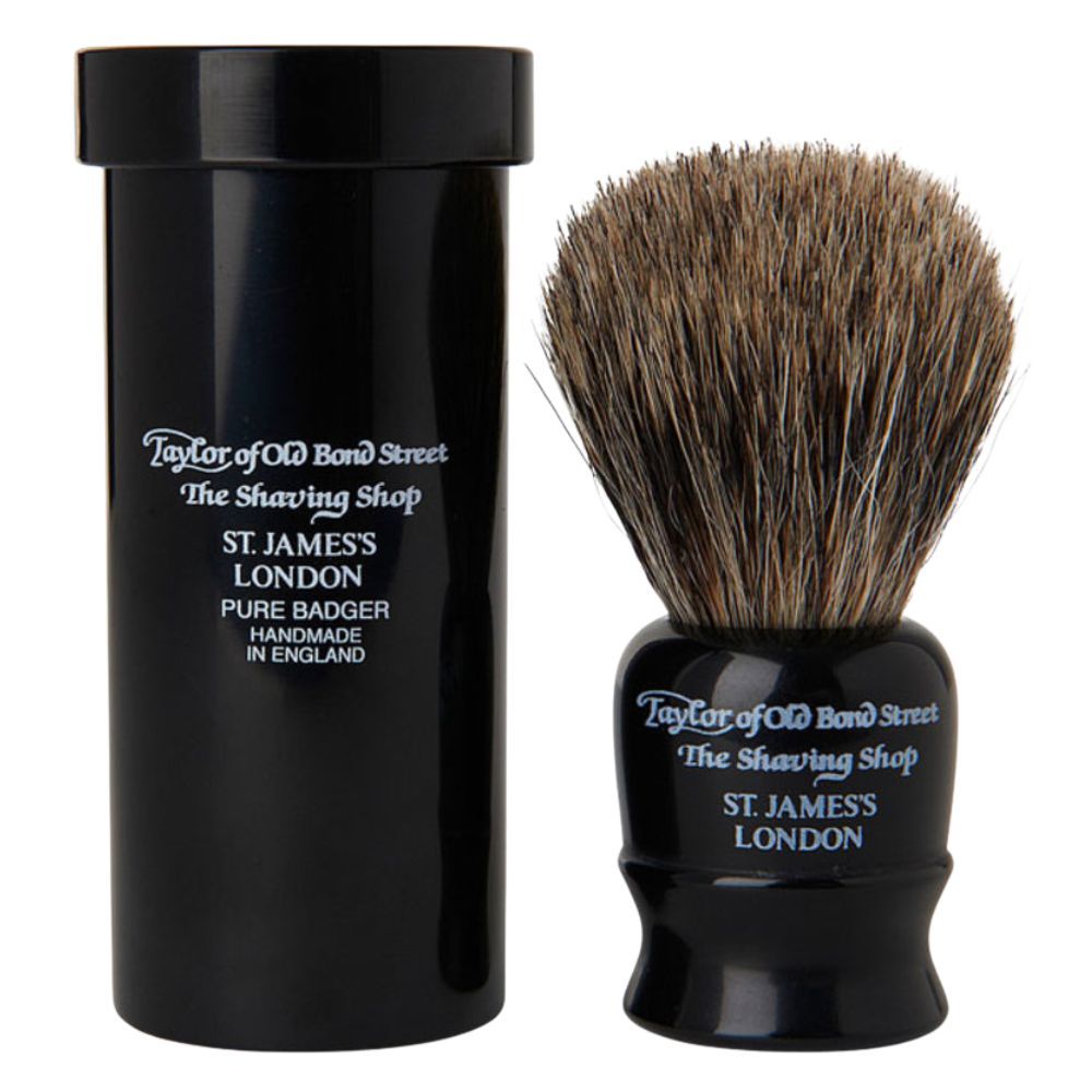 Taylor Of Old Bond Street Shaving Brush Pure Badger - Black