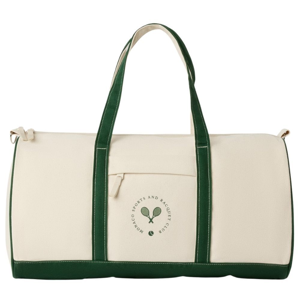 Björn Borg Ace Canvas Sports Bag - Off White