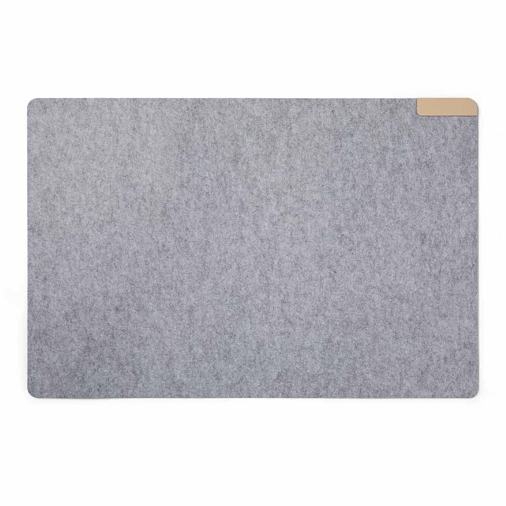 Albon GRS Recycled Felt Desk Pad - Grey