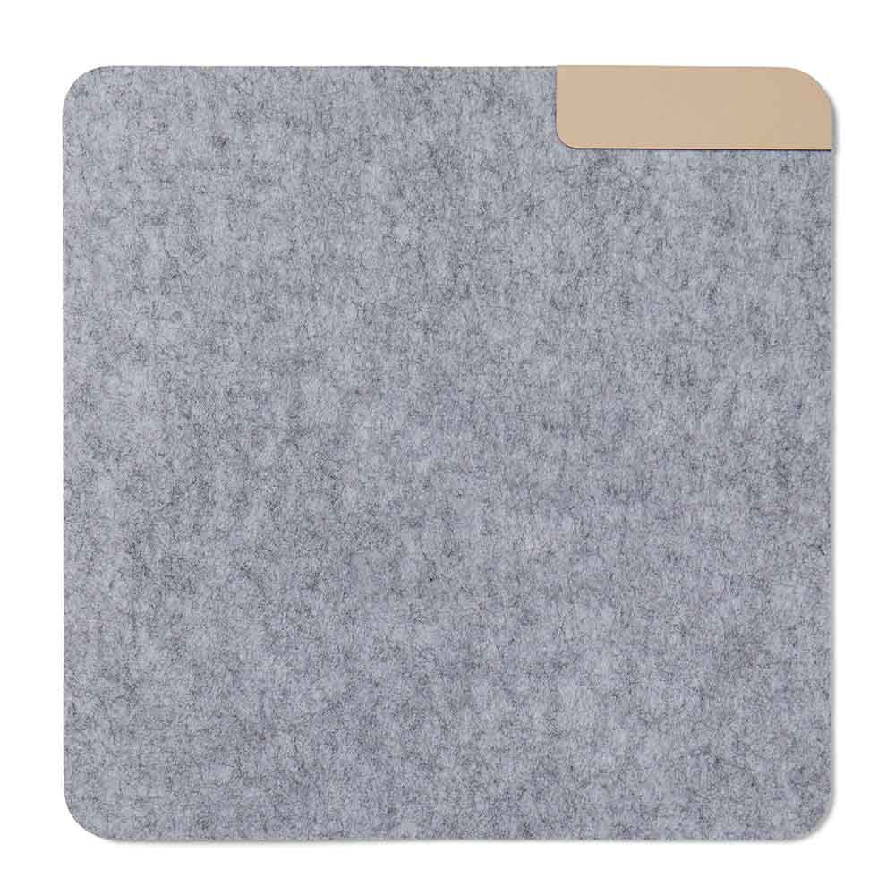 Albon GRS Recycled Felt Mouse Pad - Grey