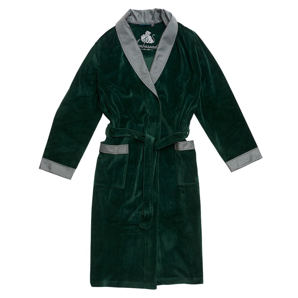 Ambassador Copenhagen Bathrobe - Napoli Green