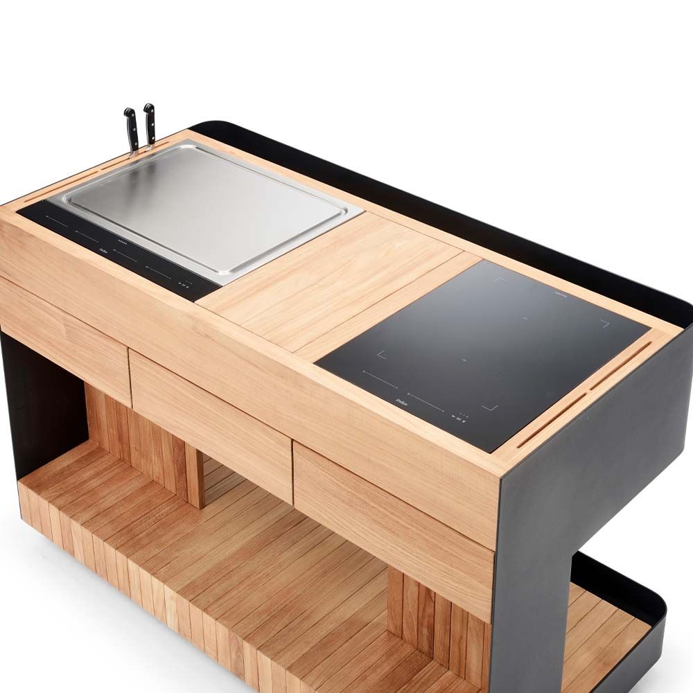 Indu+ Bilba Teppanyaki Multiflex Trolley Black