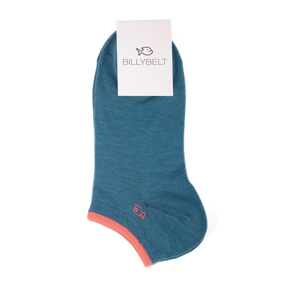Billybelt Cotton Ankle Socks Blue Lagon