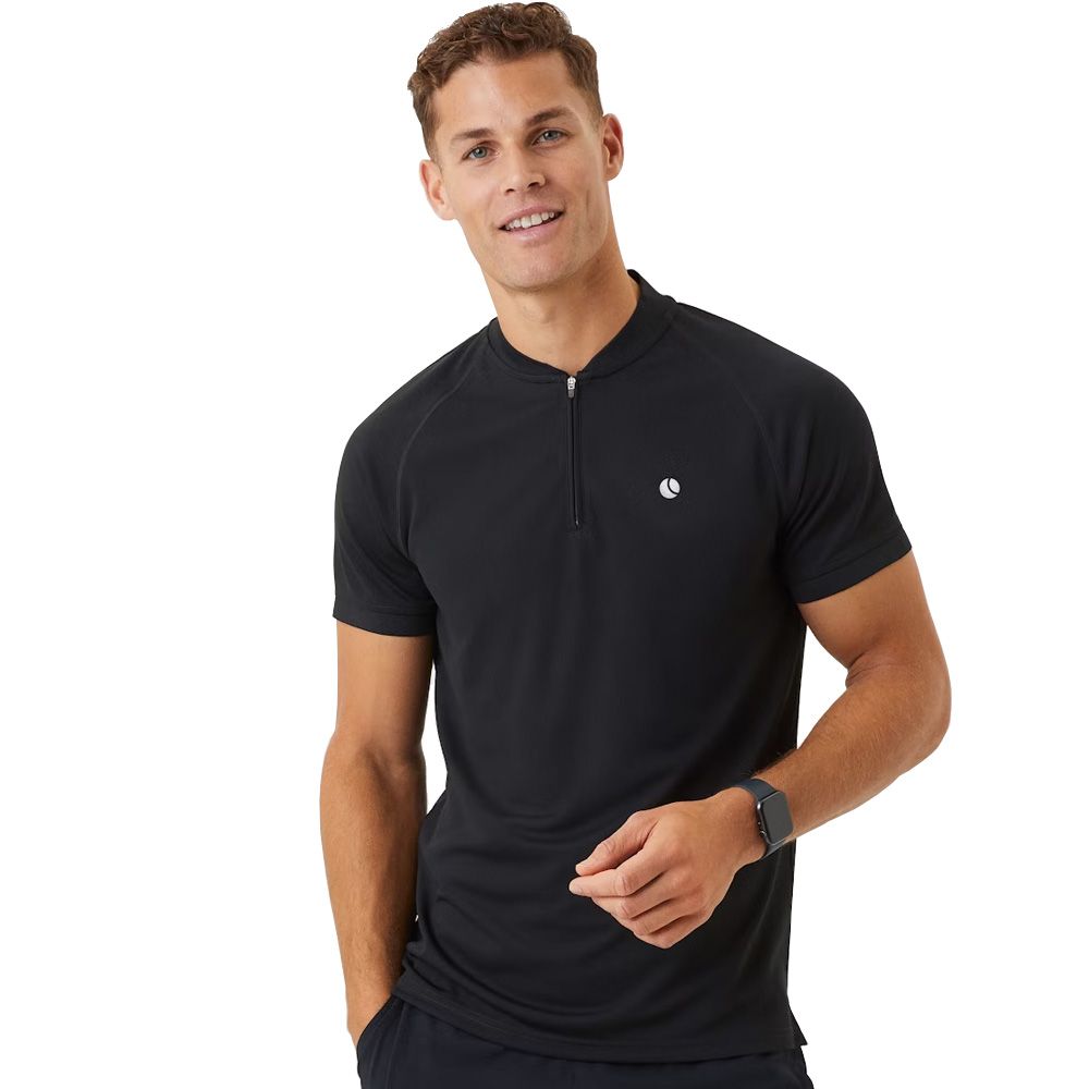 Björn Borg Ace Performance Zip Polo - Black