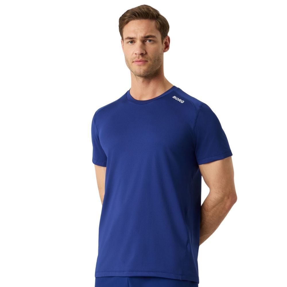 Björn Borg Borg Athletic T-Shirt - Coral Blue