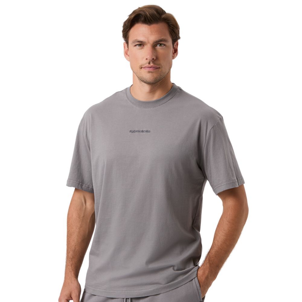 Björn Borg Borg Classic T-Shirt - Grey/Taupe