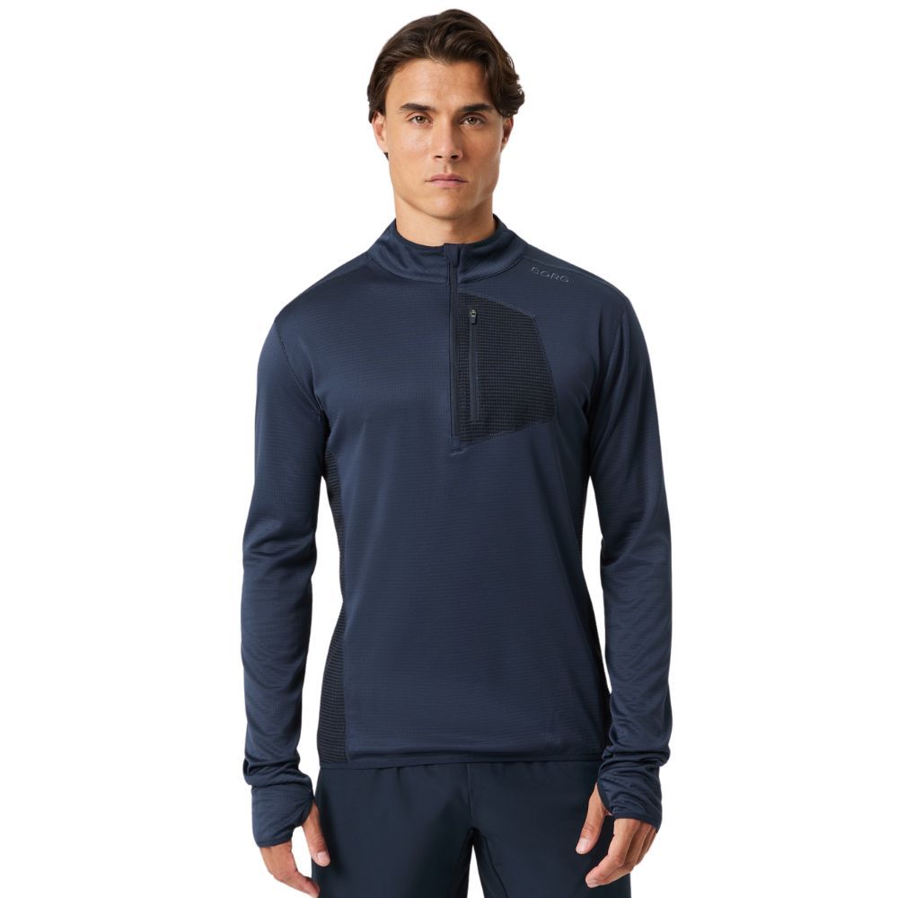 Björn Borg Borg Fleece Midlayer - Navy