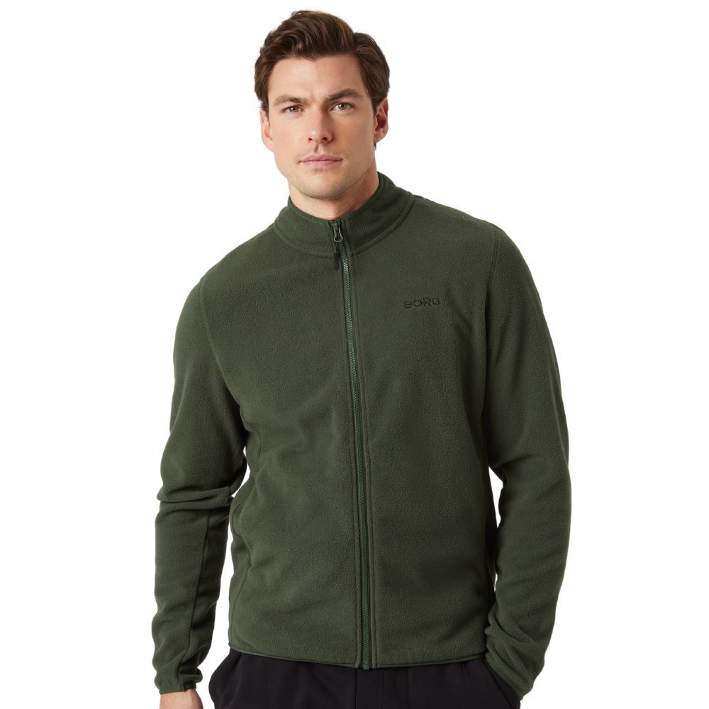 Björn Borg Borg Full Zip Fleece Pullover Dark Green