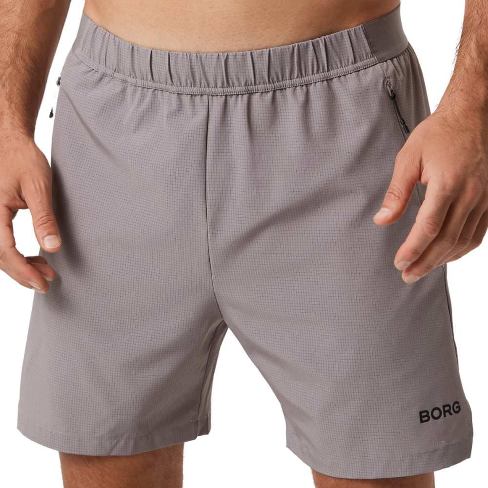 Björn Borg Borg Zip Shorts - Grey/Taupe