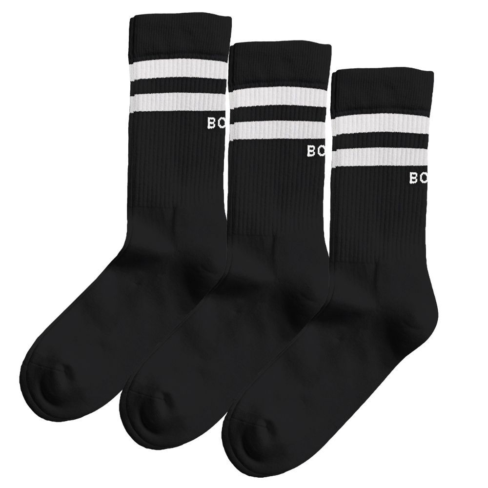 Björn Borg Core Crew Socks 3-Pack - Black