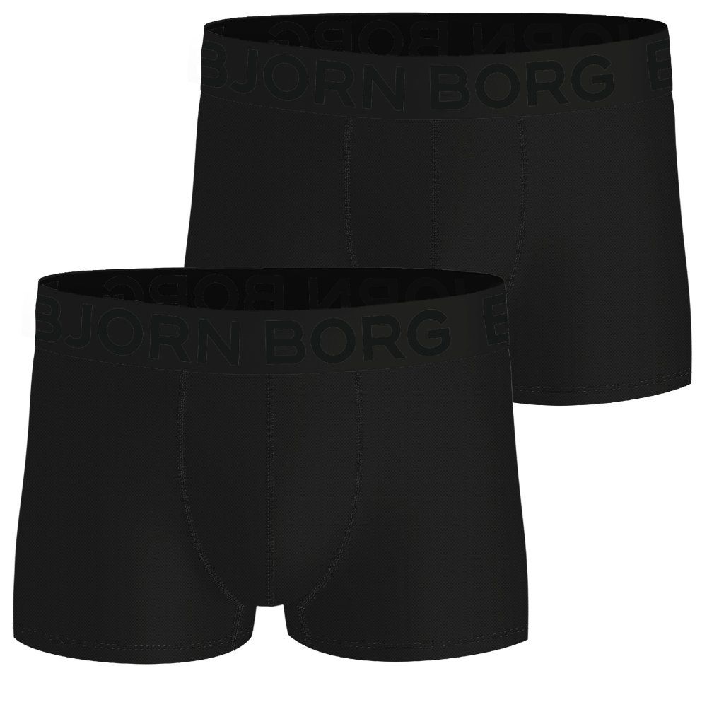 Björn Borg Sports Mesh Trunks 2-Pack - Black