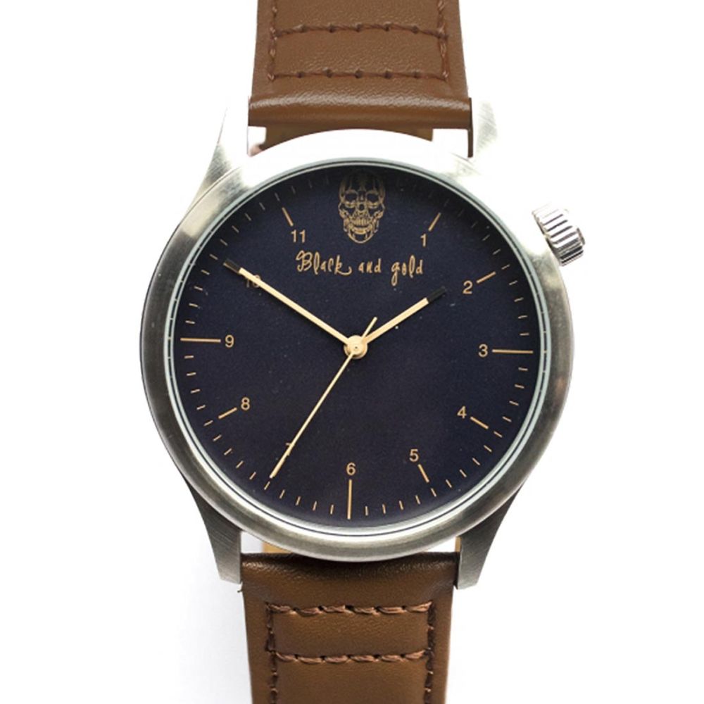 Black & Gold Cruz Del Sur watch