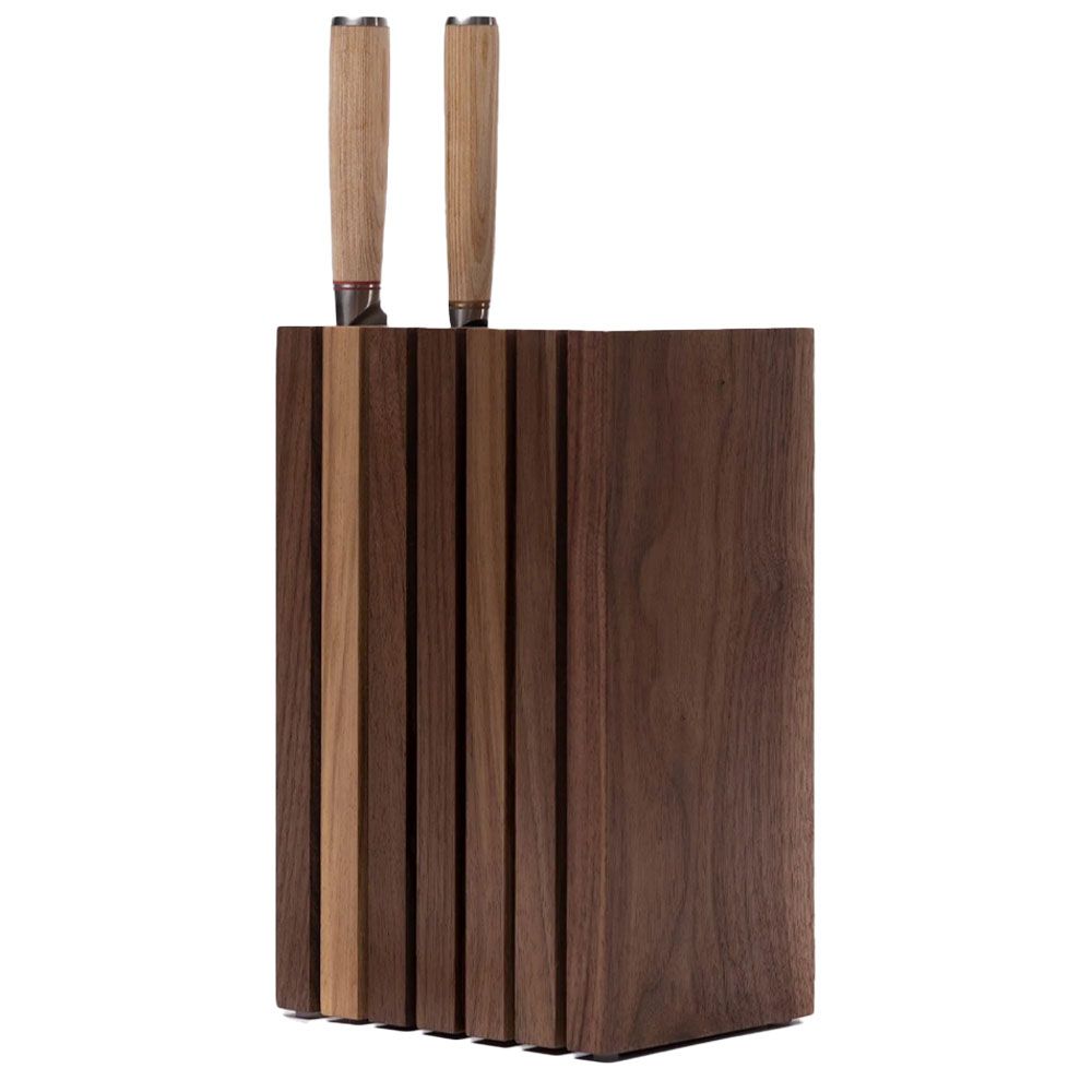 Block Knife Holder - Walnut