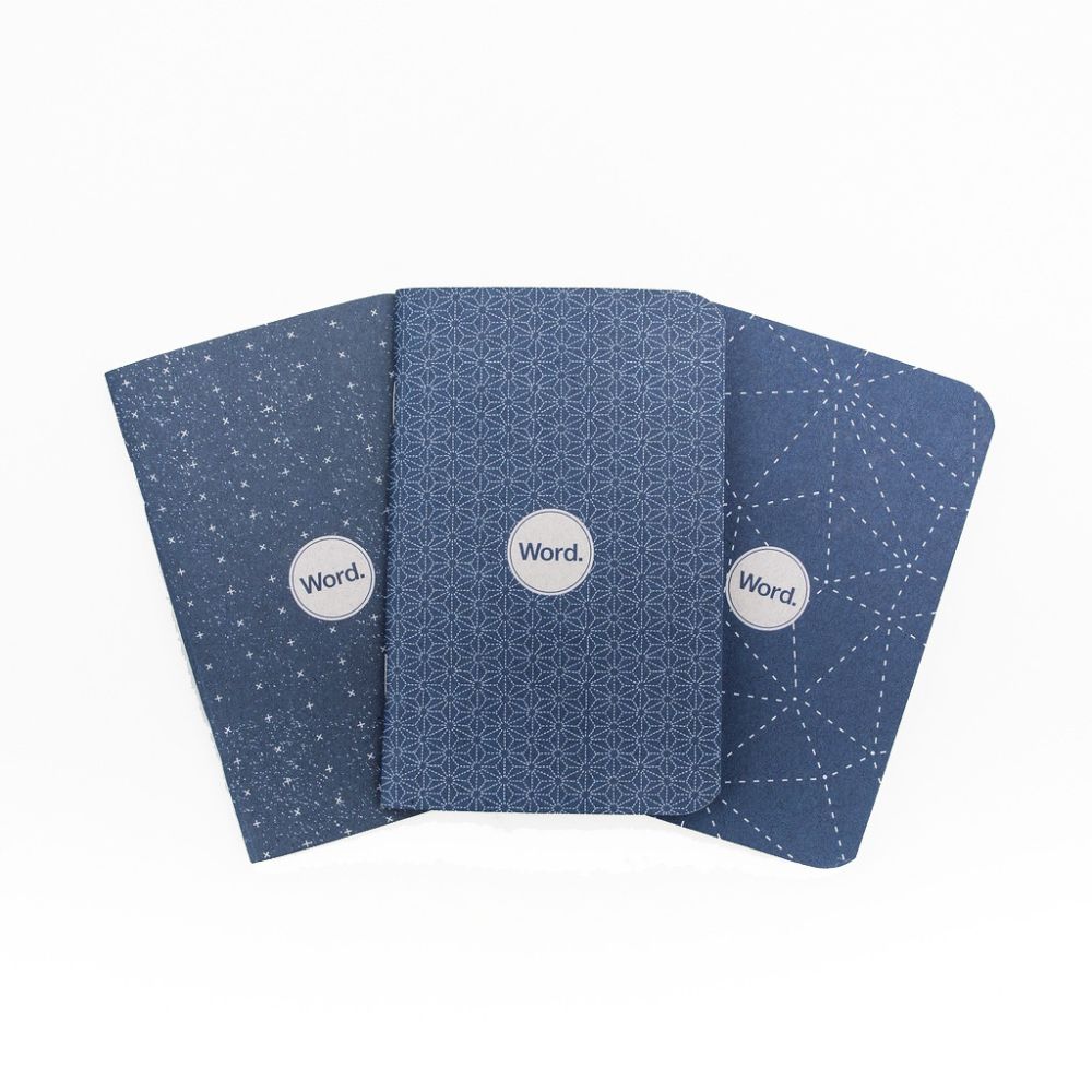 Word. notitieboekjes - 3 stuks | Luxury For Men
