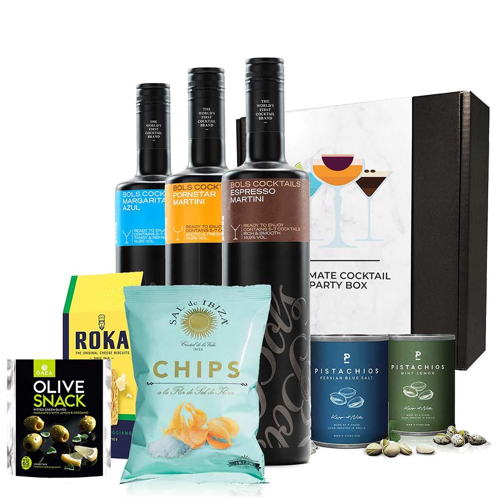 Den ultimata serveringsfärdiga Bols Cocktail Party Box