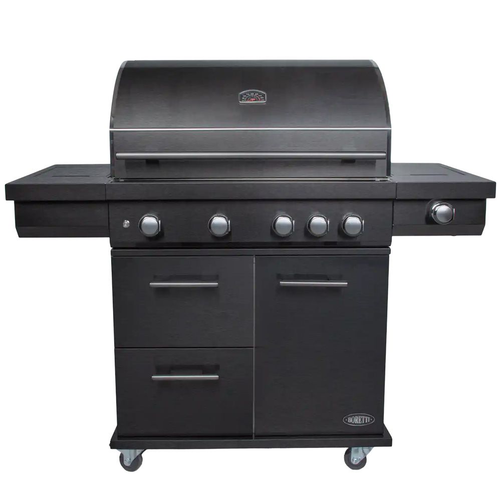 Boretti Imperatore Nero 4B Barbecue Au Gaz