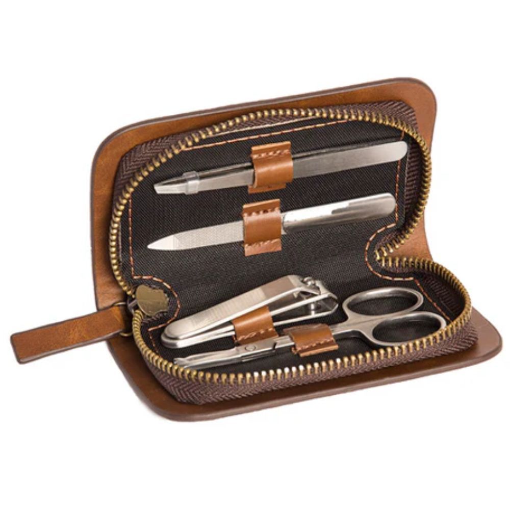 Brouk & Co Manicure Set - Brown