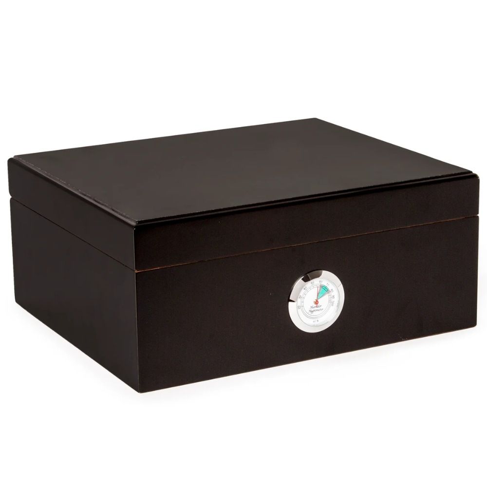 Brouk & Co Cigar Humidor Gift Set - Matte Black