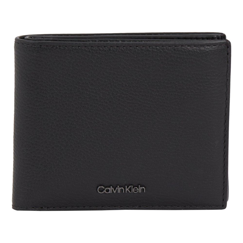 Calvin Klein Leather RFID Billfold Wallet - Black