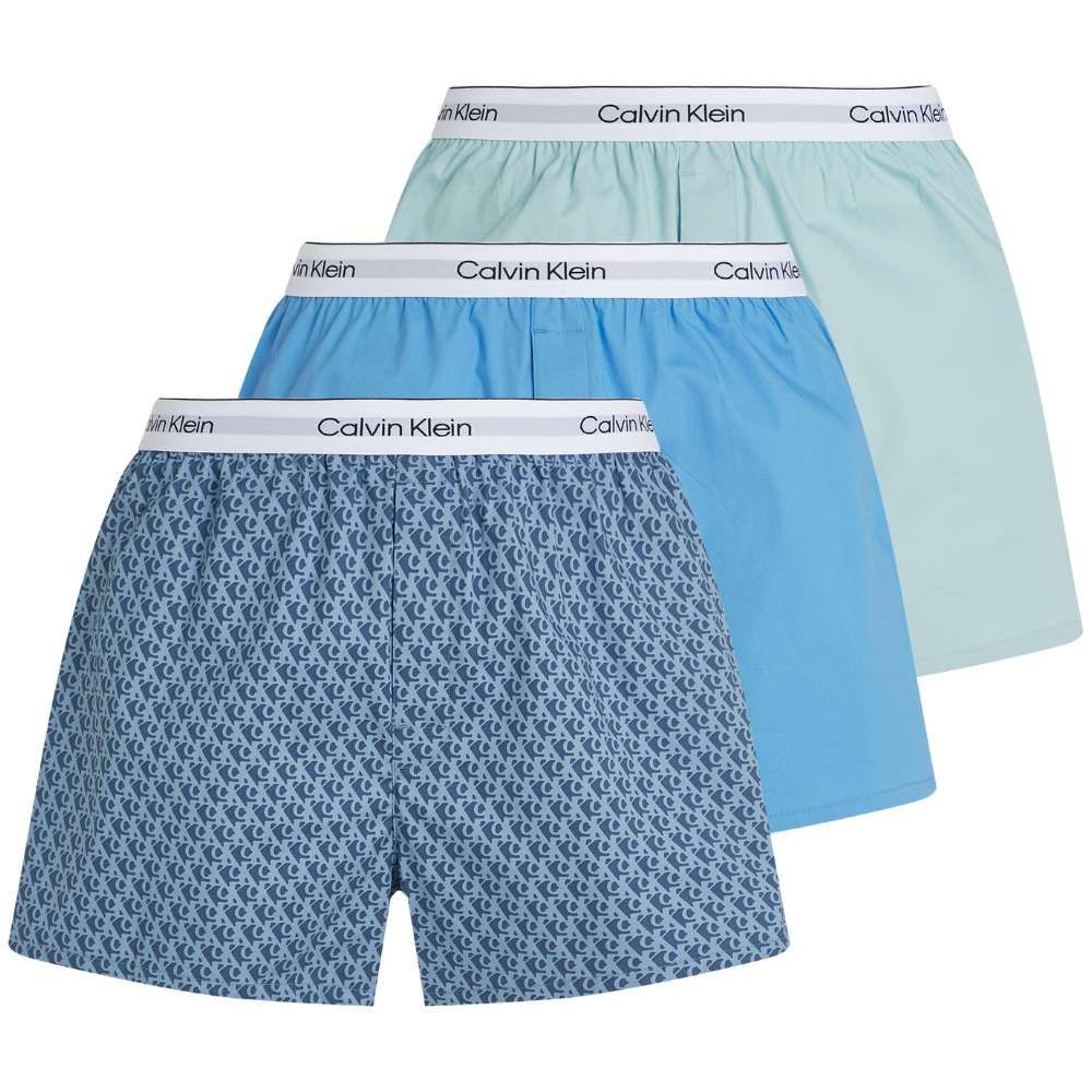 Calvin Klein Loose Boxershort 3-Pack Blue