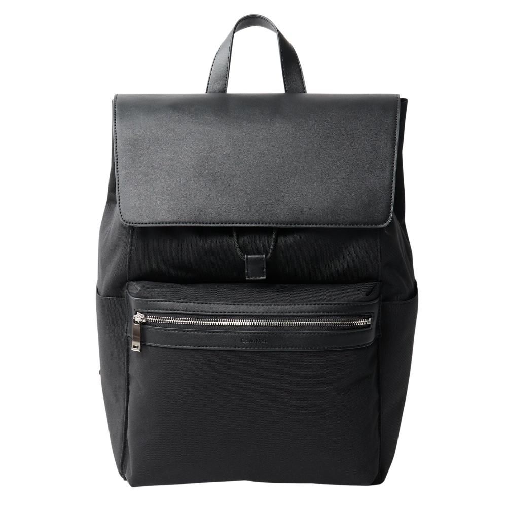 Calvin Klein Flap Backpack - Black