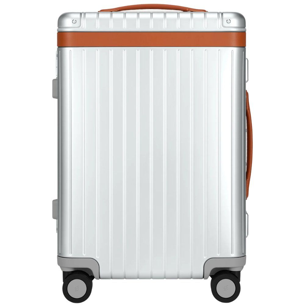 Carl Friedrik The Carry-On Aluminium - Silver/Cognac