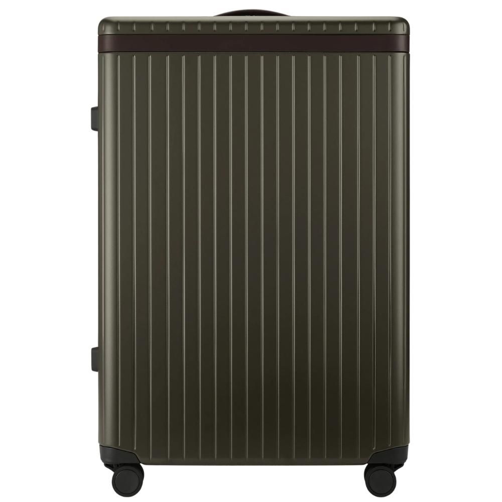 Carl Friedrik The Large Check-in - Dark Olive/Chocolate