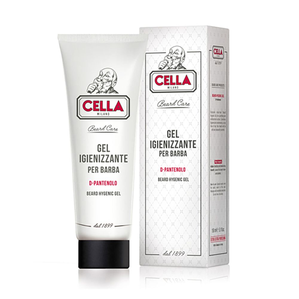Cella Milano beard sanitizer gel