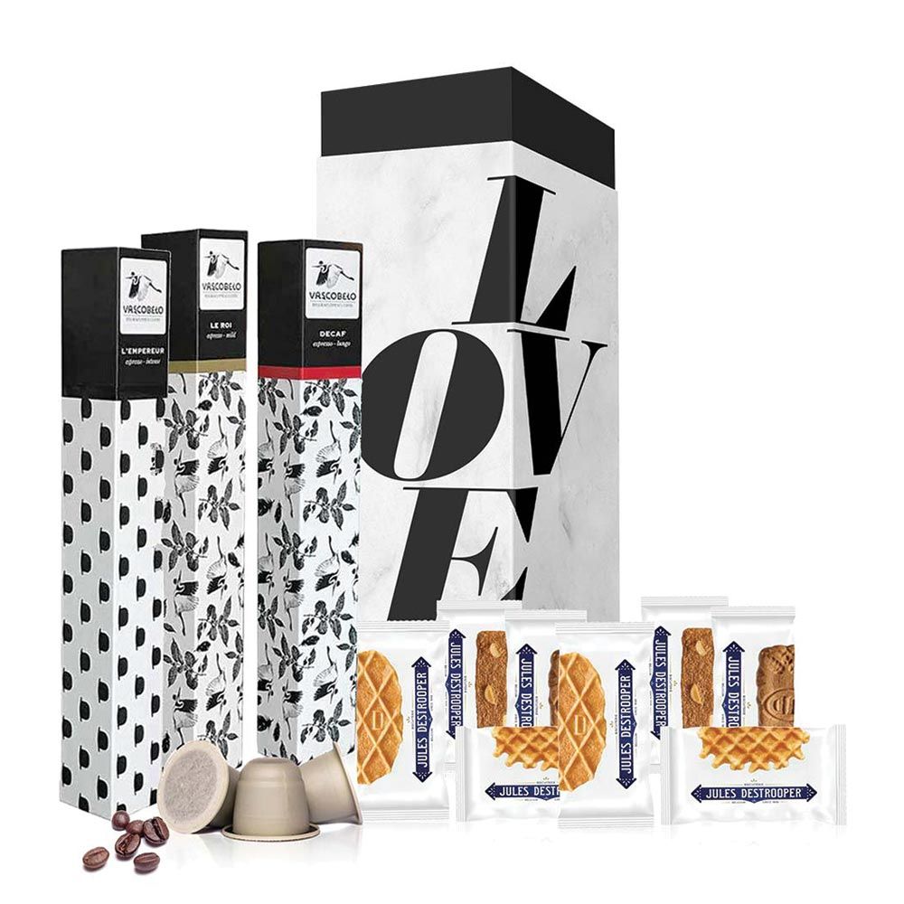 Coffee & biscuits love gift set
