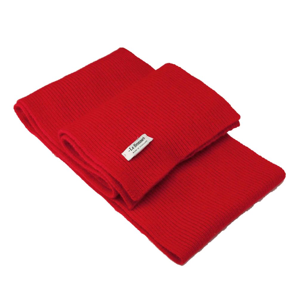 Le Bonnet sjaal crimson