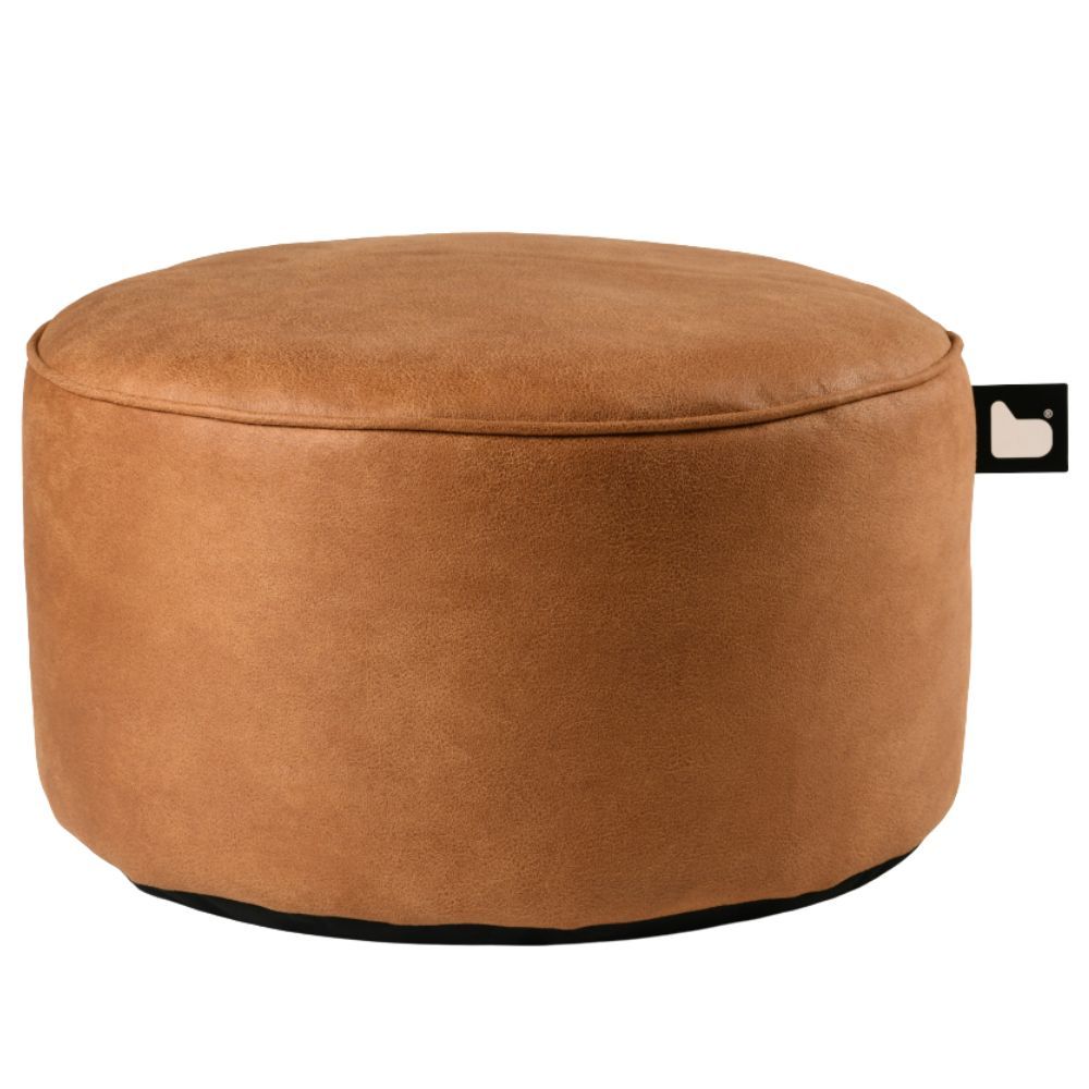 Extreme Lounging Indoor B-Poufe Leather Look - Cognac