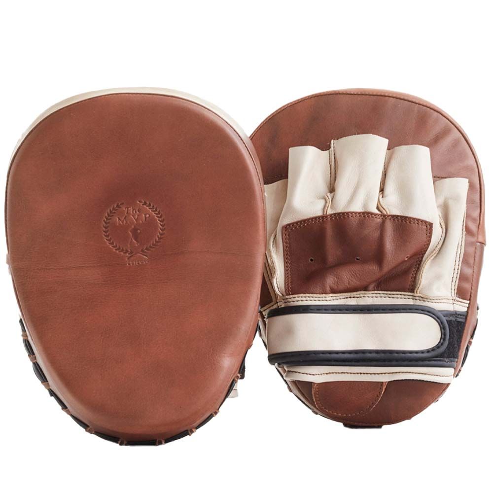Modest Vintage Player Leather Pro Focus Pads Cream/Brown